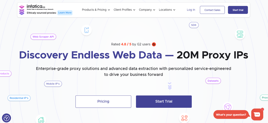 Infatica website