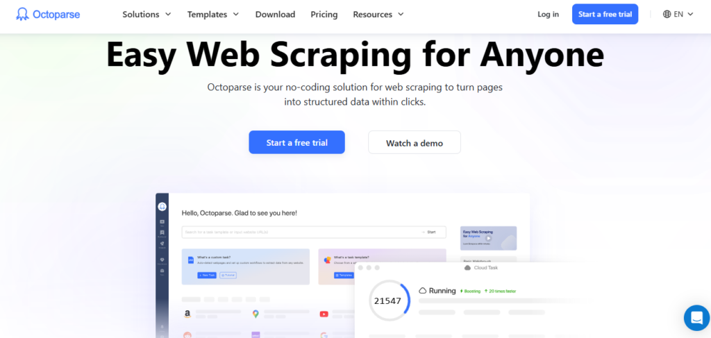 octoparse website