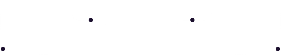 A curvilinear diagram with two main curved lines, each with circular nodes along their paths, set against a transparent background.
